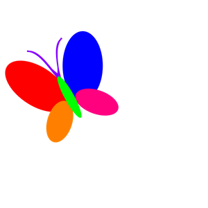 Multi Color Butterfly