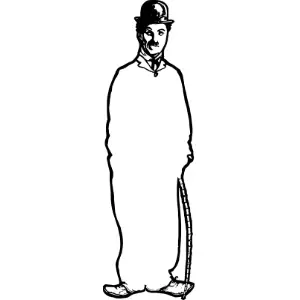 Charlie Chaplin Frame Clipart