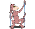Monkey on Swing