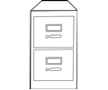 Classeur vertical / Vertical File Cabinet