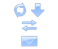 Glossy Email Icons