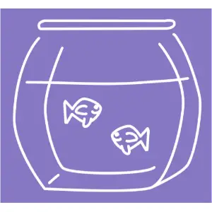 Fish in Bowl Clipart