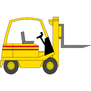 Fork Lift Truck clipart, cliparts of Fork Lift Truck free download (wmf ...
