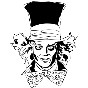 the mad hatter clipart, cliparts of the mad hatter free download (wmf ...