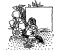 child in garden title page