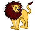 lion - coloured