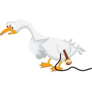 Goose Sad Singer Clipart