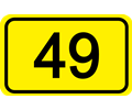 Bundesstrasse Nummer (German Roadsign)