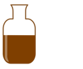 Brown Flask Beaker