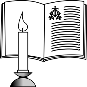 Candle and Bible