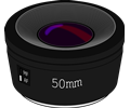 50mm camera lens