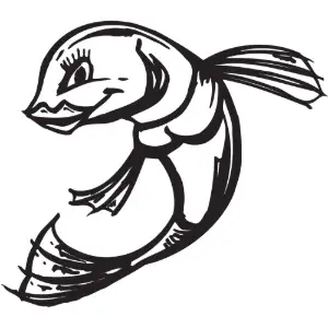 Fish Smiling Clipart