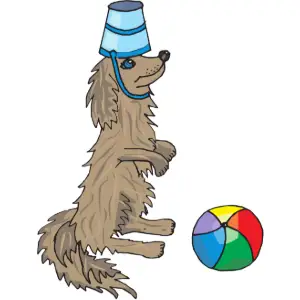 Dog Tricks Clipart