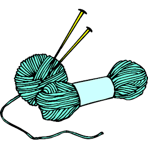 Knitting Needles & Yarn 2 clipart, cliparts of Knitting Needles & Yarn ...