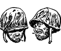 Soldiers, heads