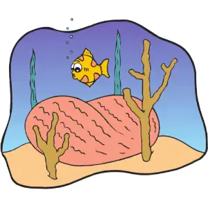 Fish Cautious Clipart