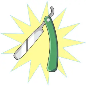 Razor Straight Clipart