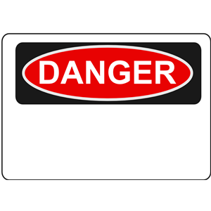 Danger - Blank