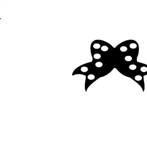 Polka Bow Clipart