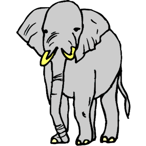 Elephant 21 clipart, cliparts of Elephant 21 free download (wmf, eps ...