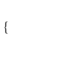 Bracket Left Clipart