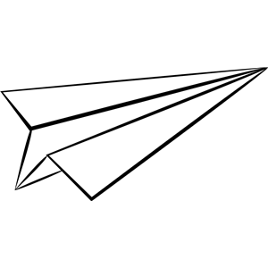 Paper plane clipart, cliparts of Paper plane free download (wmf, eps ...