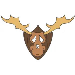 Moose Head Clipart