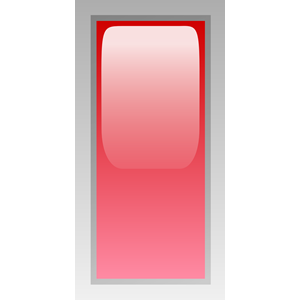 led rectangular v red