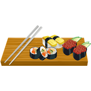 Sushi on a Board
