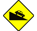 caution_steep hill up