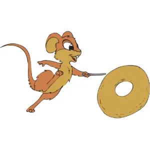 Mouse Donut Clipart