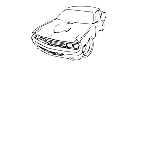 Muscle Car Sketch