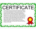 Certificate in colour