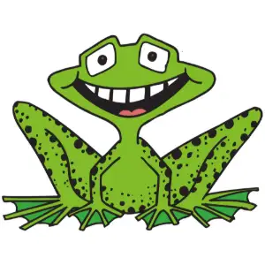 Frog Smiling Clipart