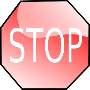 stop sign Clipart