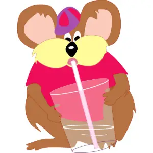 Koala Drinking Clipart