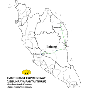 East Coast Expressway, Malaysia