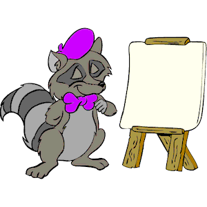 Raccoon Artist