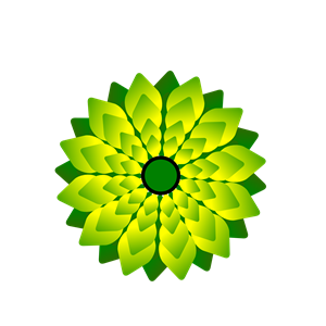 flor verde