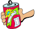 Soda Can in Hand