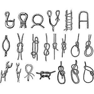 Seizings, hitches, splices, bends and knots