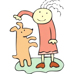 Dog Tricks Clipart