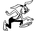 Rabbit running