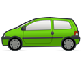 Green Renault Twingo