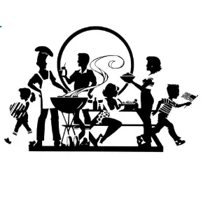 Block Party Clipart