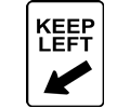 sign_keep left