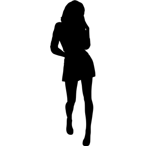 Woman silhouette 4