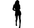 Woman silhouette 4