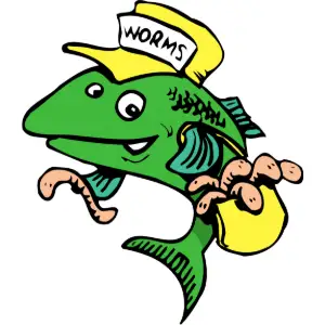 Fish Worms Clipart