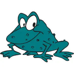 Frog Smiling Clipart